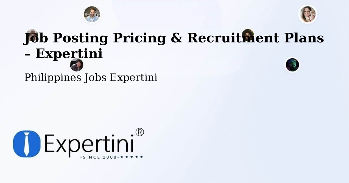 Job Posting Pricing & Recruitment Plans – Balete - Balete, Philippines Jobs Expertini